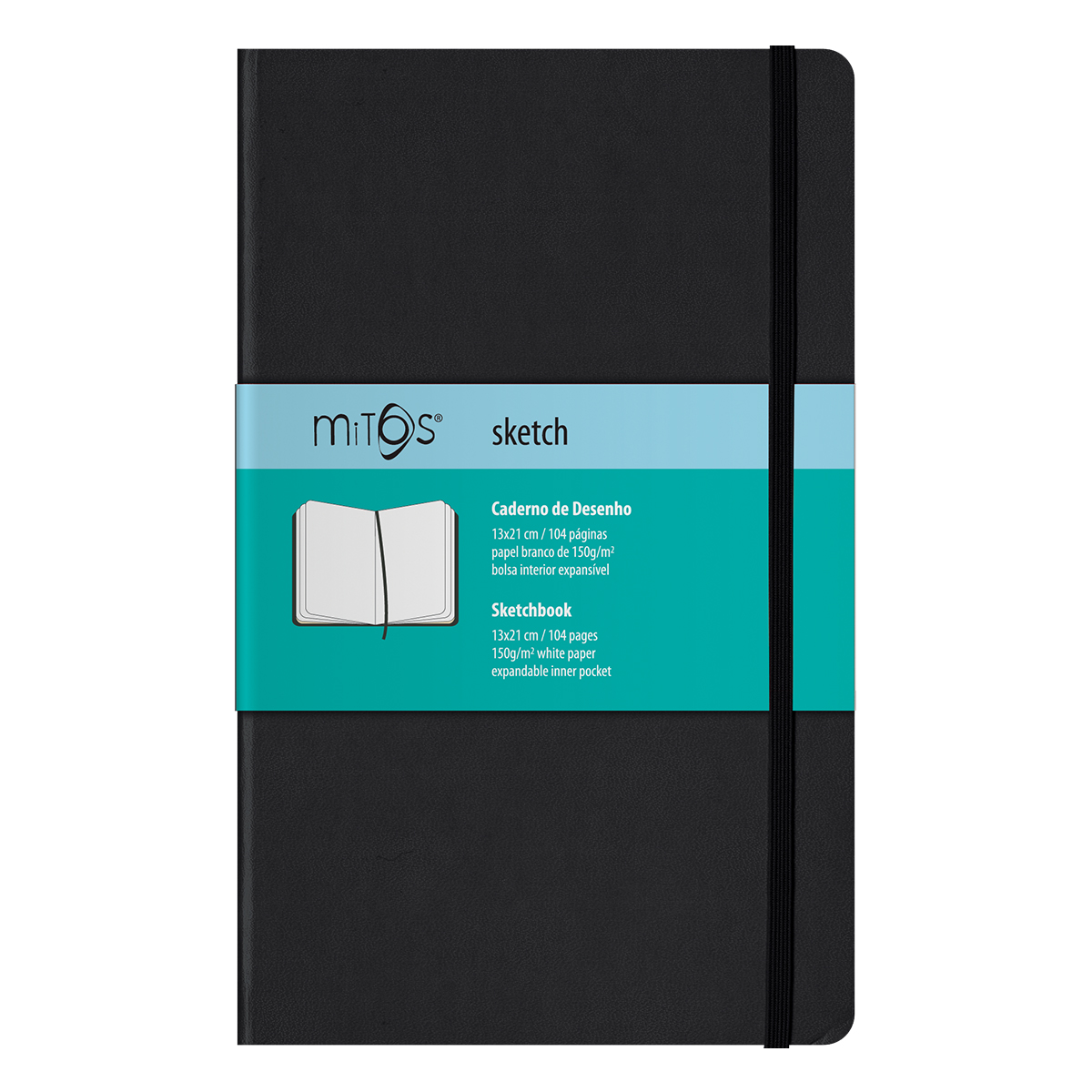 MITOS® SKETCH-Caderno Desenho(13x21cm)104pg